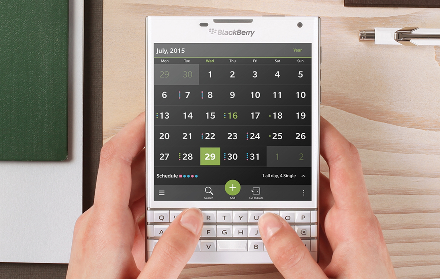 Blackberry launches square-ish Passport phone