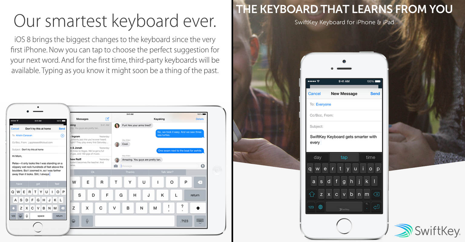 iOS 8 QuickType keyboard vs SwiftKey for iOS: Which is best?