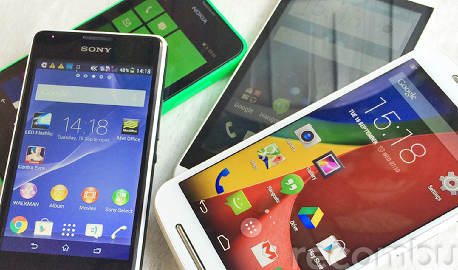 Affordable phones round-up: Motorola New Moto G vs Nokia Lumia 635 vs Sony Xperia E1 vs HTC Desire 510
