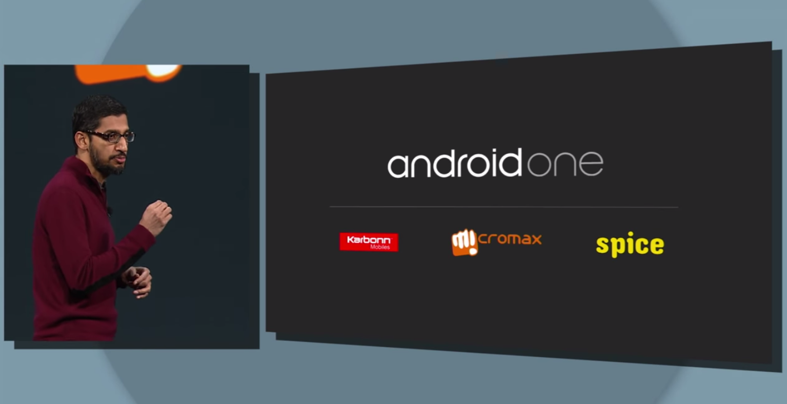 Google’s first Android One phones launch in India. They cost less than £70 each