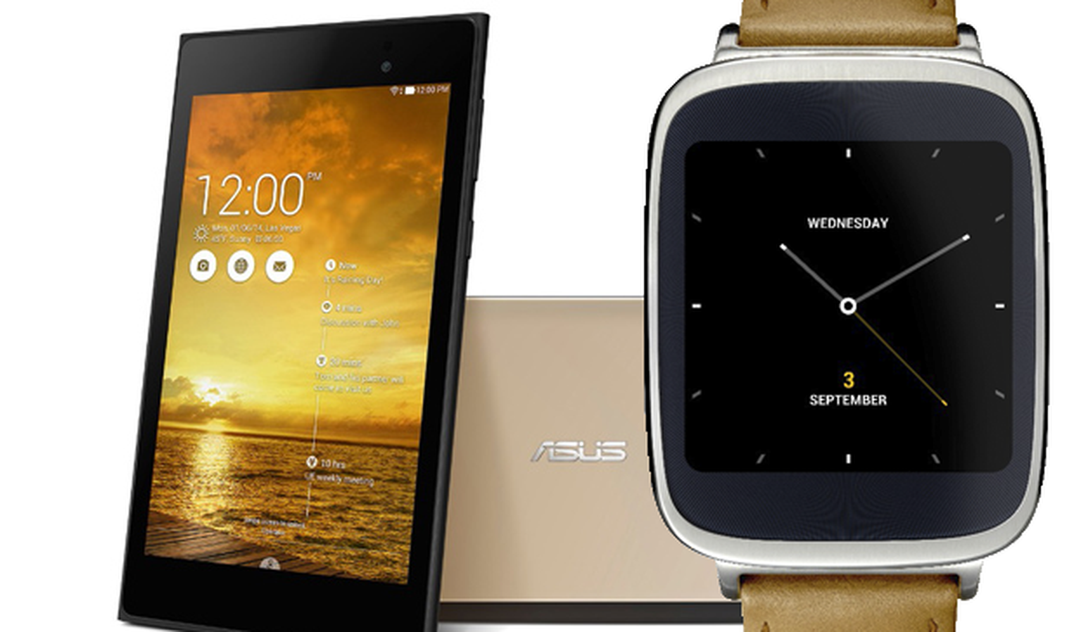 Asus unveils Android Wear-powered ZenWatch and new Memo Pad 7 at IFA 2014