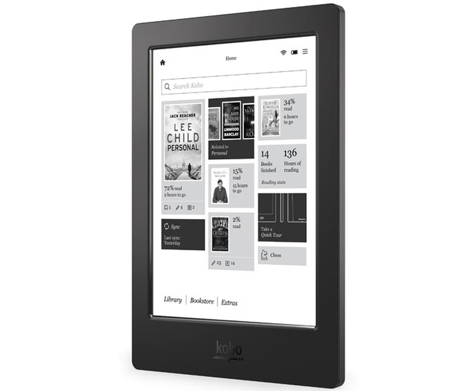 Waterproof Kobo Aura H2O eReader is perfect for bath readers