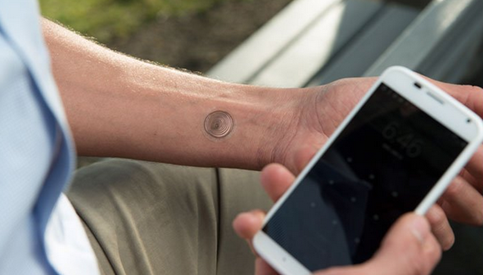 Moto digital ink tattoo will unlock your phone