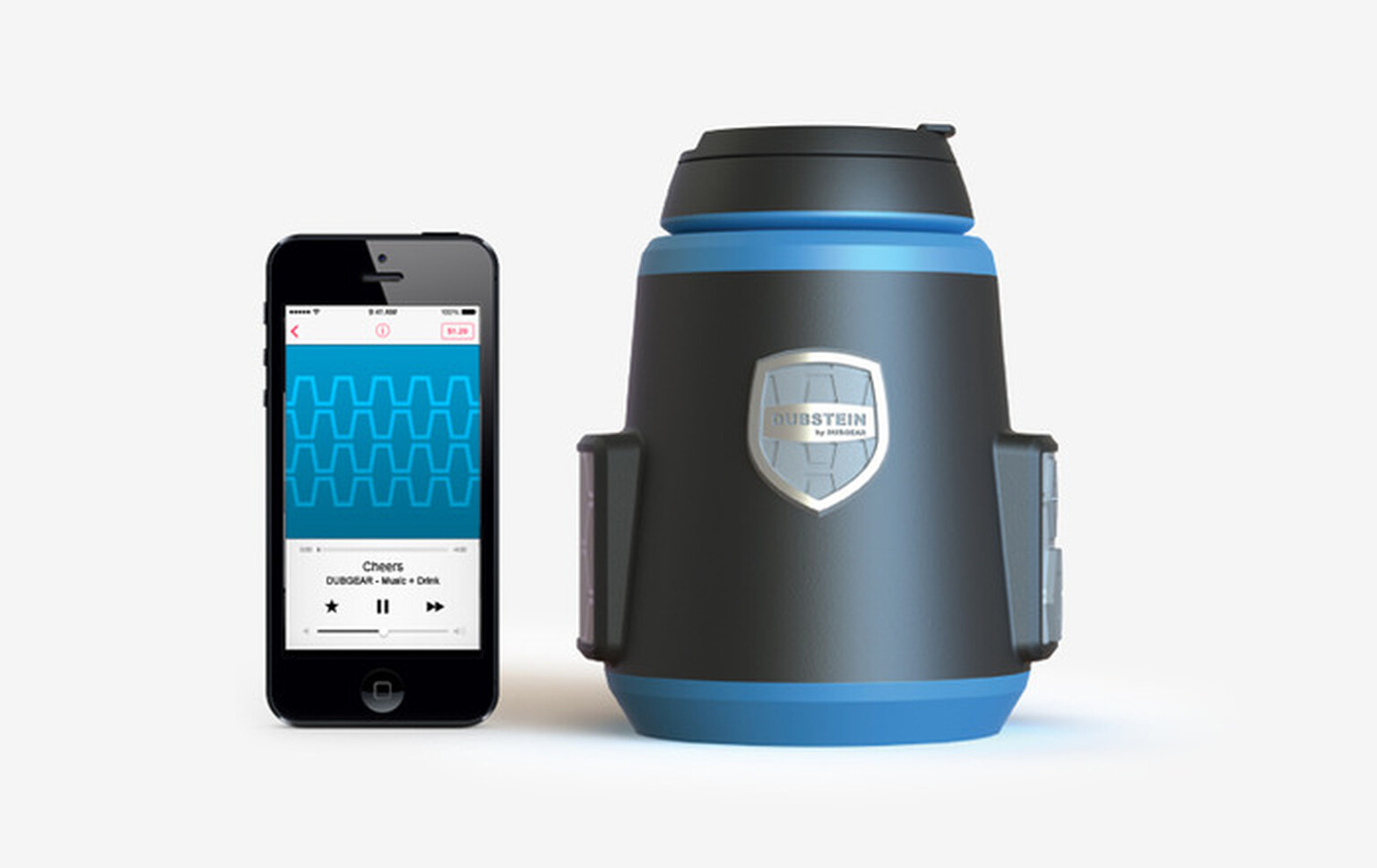 Meet Dubstein: A Bluetooth speaker that's also a drinks dispenser