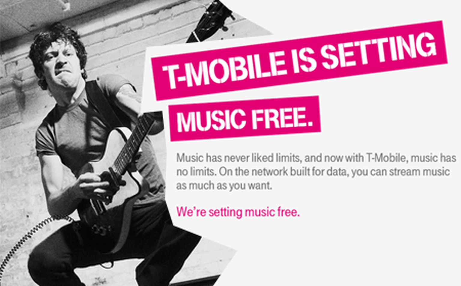 T-Mobile US offers unlimited music streaming for all. What about us Brits?