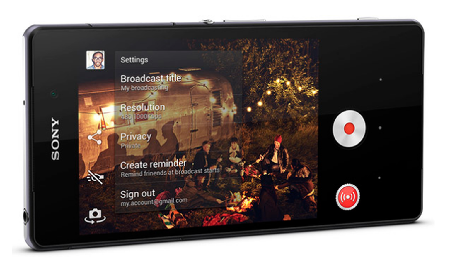 Sony wants you to stream your whole life online