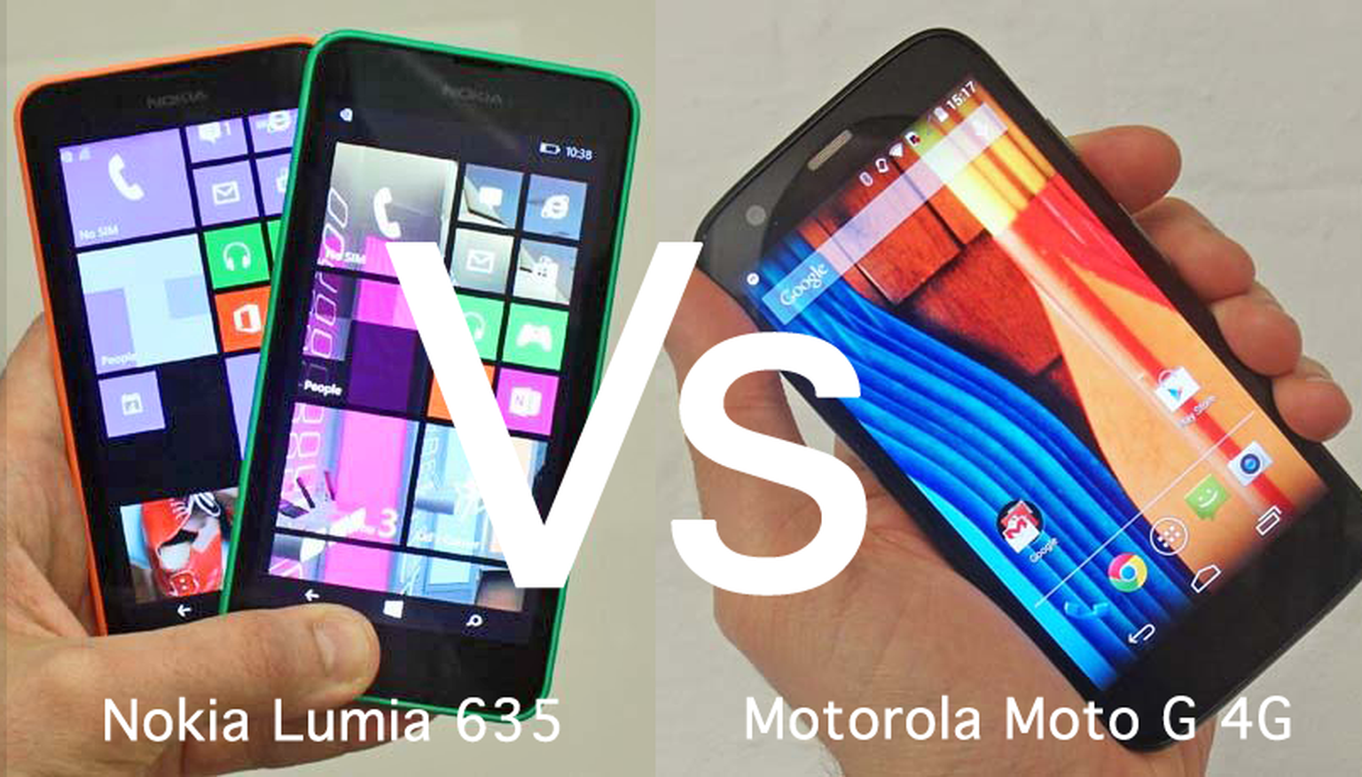 Motorola Moto G 4G vs Nokia Lumia 635: battle of the cheap 4G phones