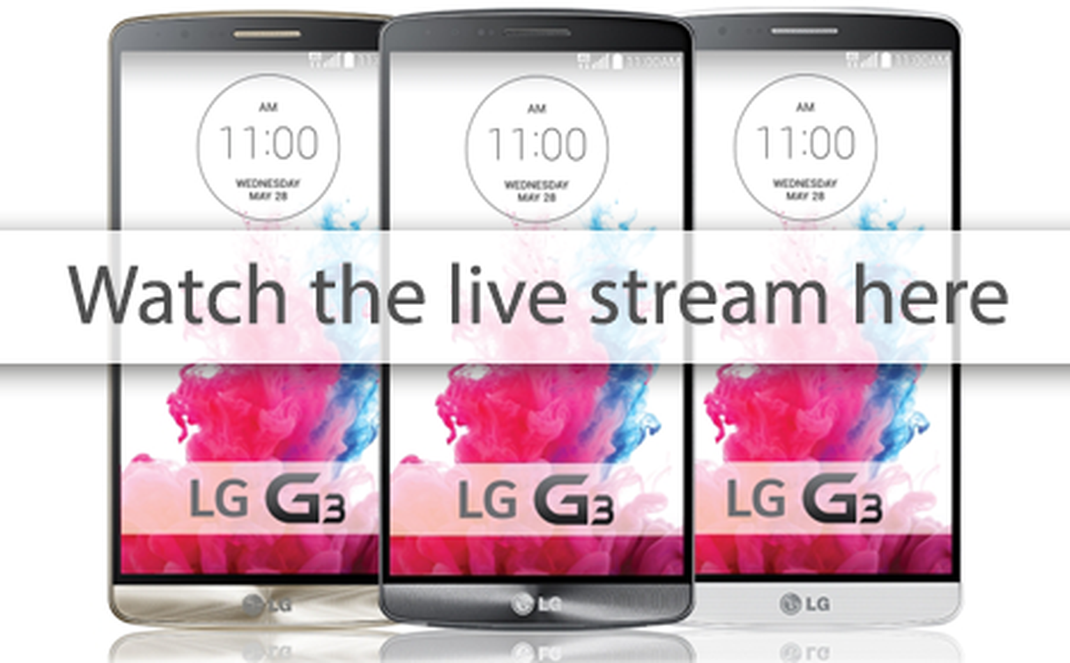 Follow along with the LG G3 launch event live stream here
