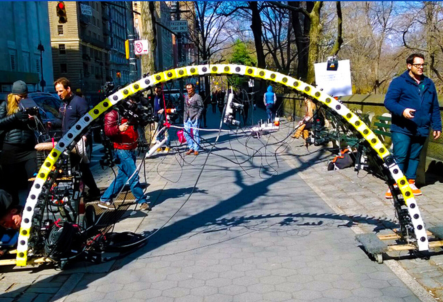 Nokia uses 50 Lumia 1020s to capture New York life in bullet time