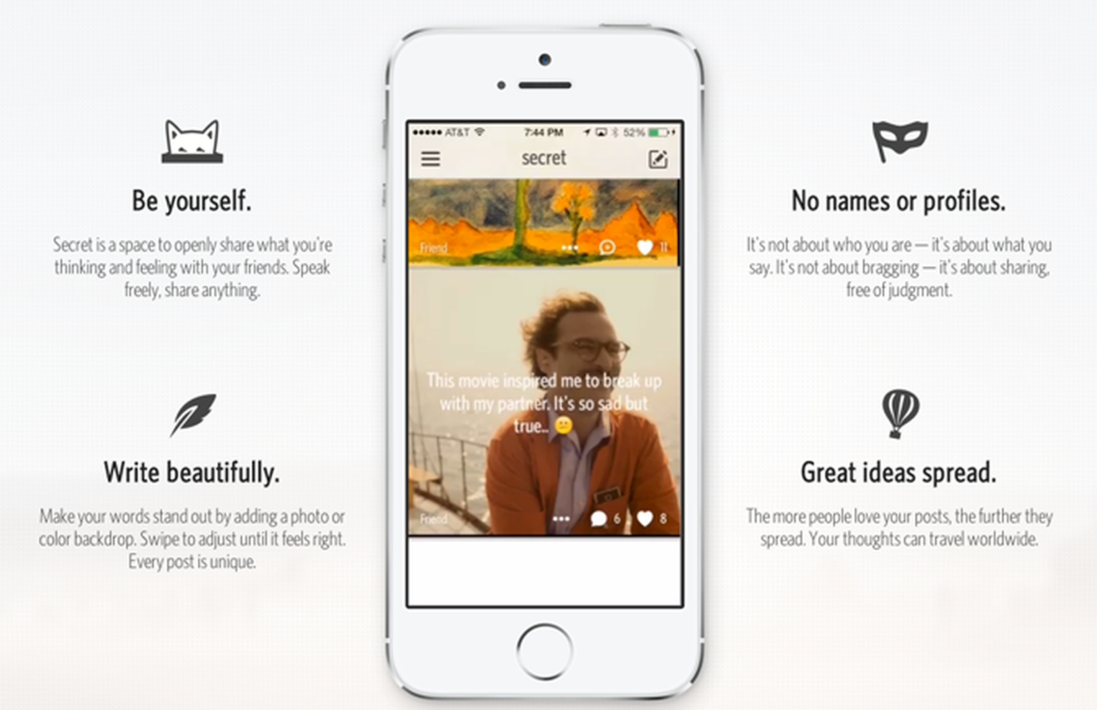 Secret social network bigs up anonymous free speaking