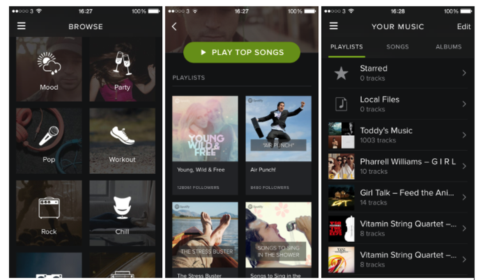 Android users can now enjoy a darker, revamped Spotify app