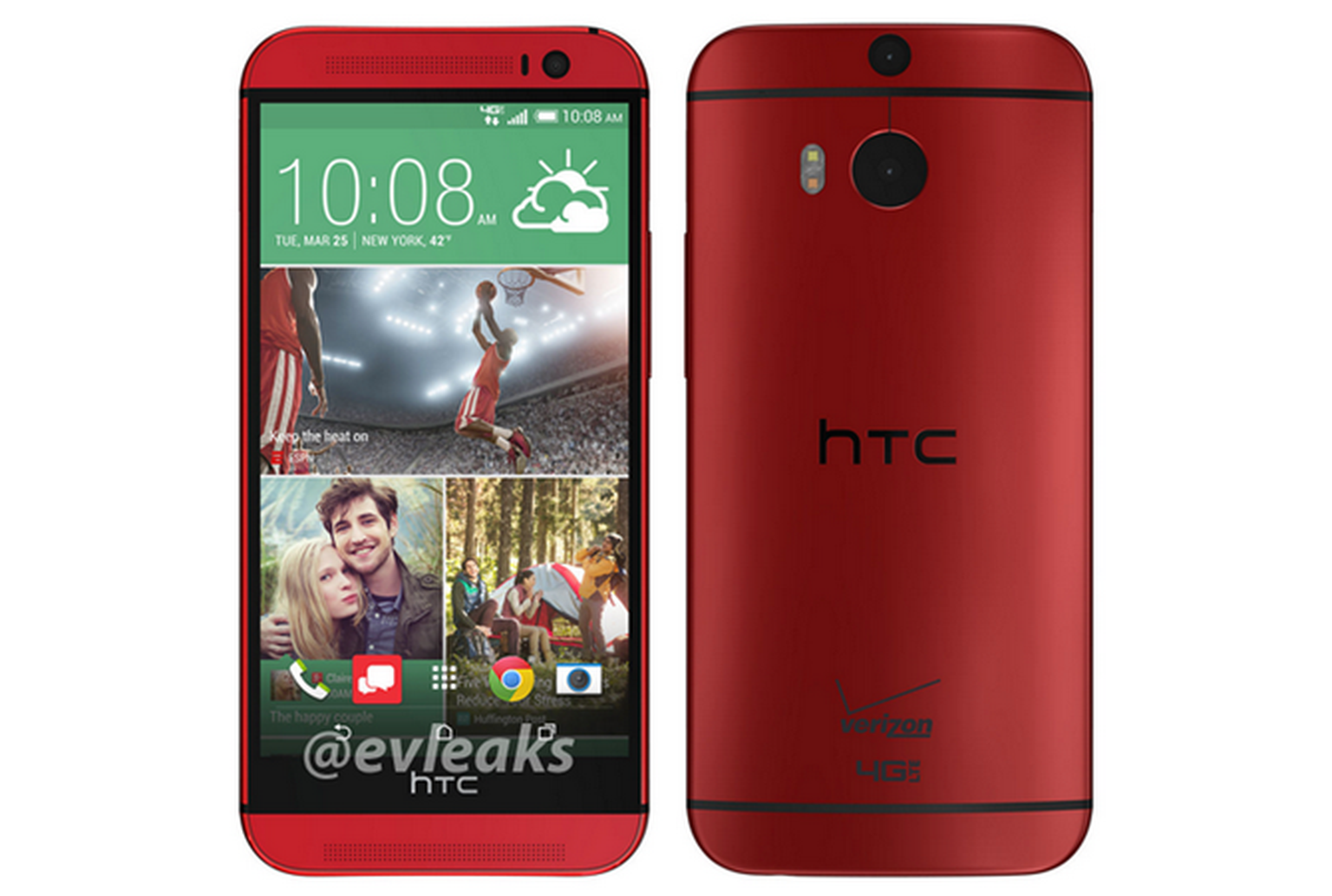 Red HTC One M8 incoming
