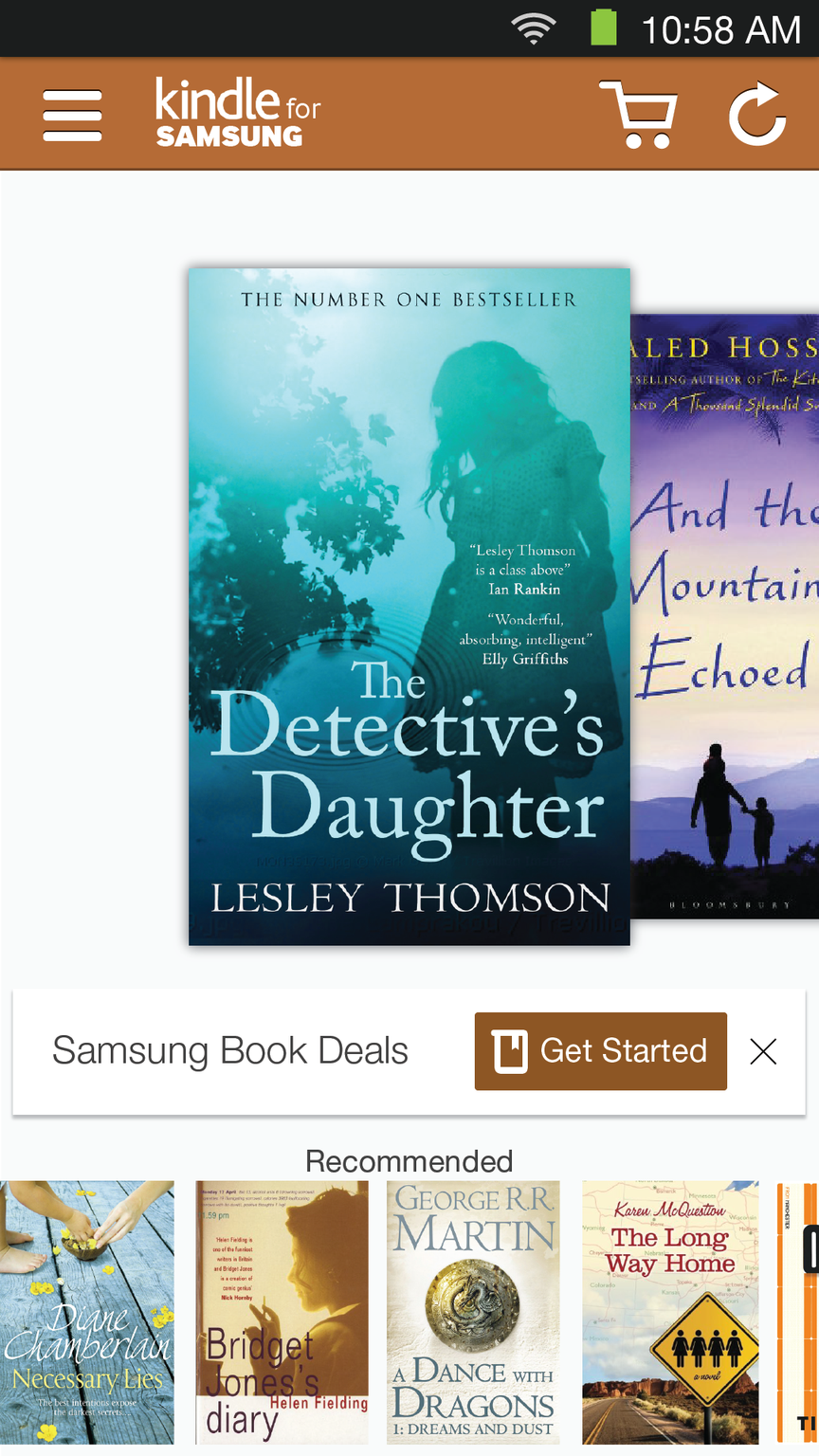 Samsung teams with Amazon over new bespoke Kindle store