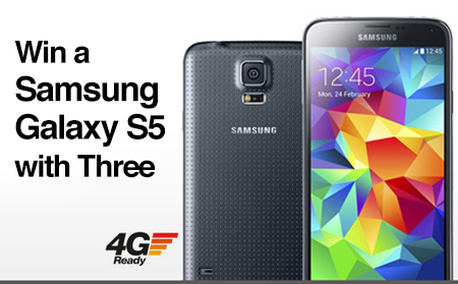 Competition: Win a new Samsung Galaxy S5 with Three