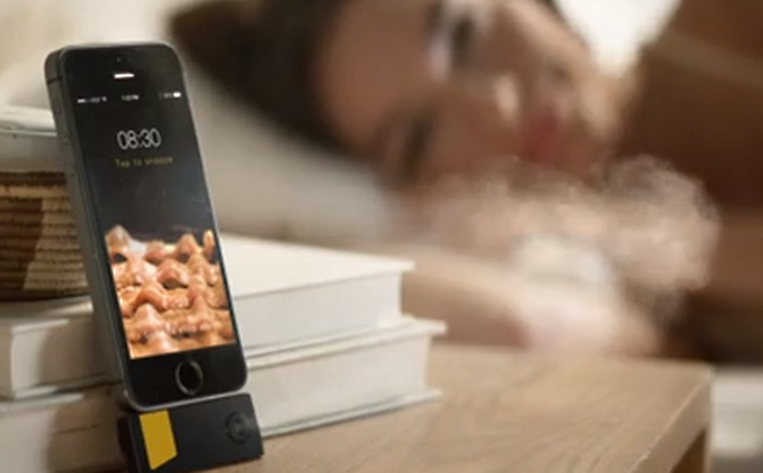 Wake up and smell the bacon... behold the first-ever bacon-scented alarm clock