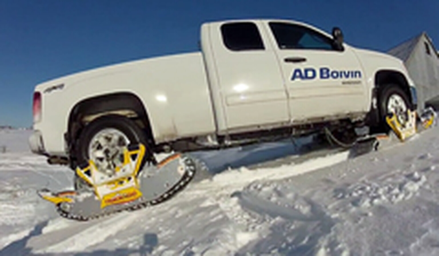 Track N Go transforms your 4x4 into a snowmobile