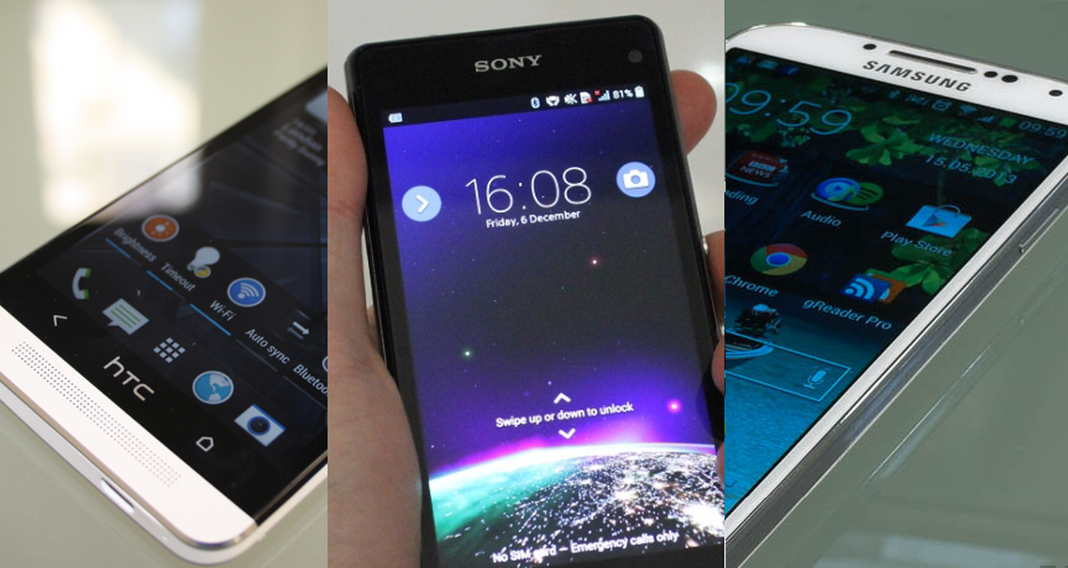 Sony Xperia Z1 Compact vs Samsung Galaxy S4 vs HTC One: Which is best?