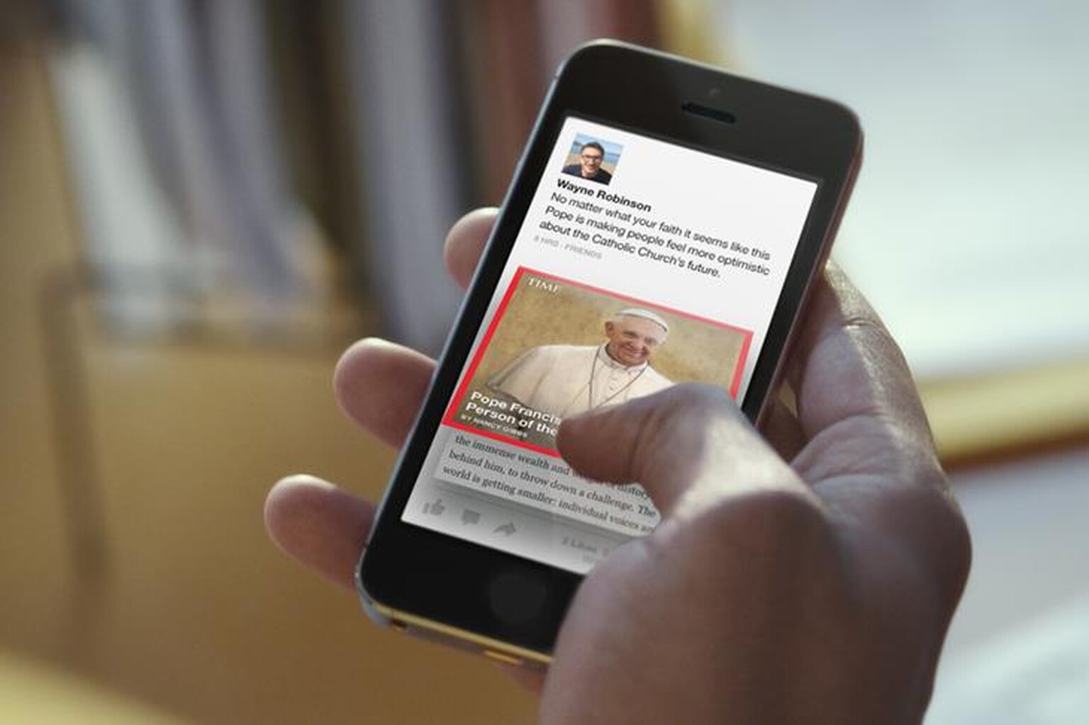 Facebook reveals Paper, its first news reader app