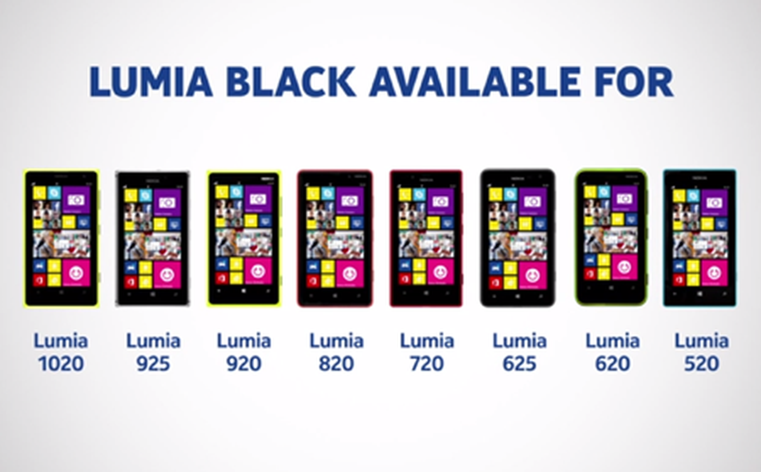 Nokia announces Lumia Black update for full WP8 Lumia family