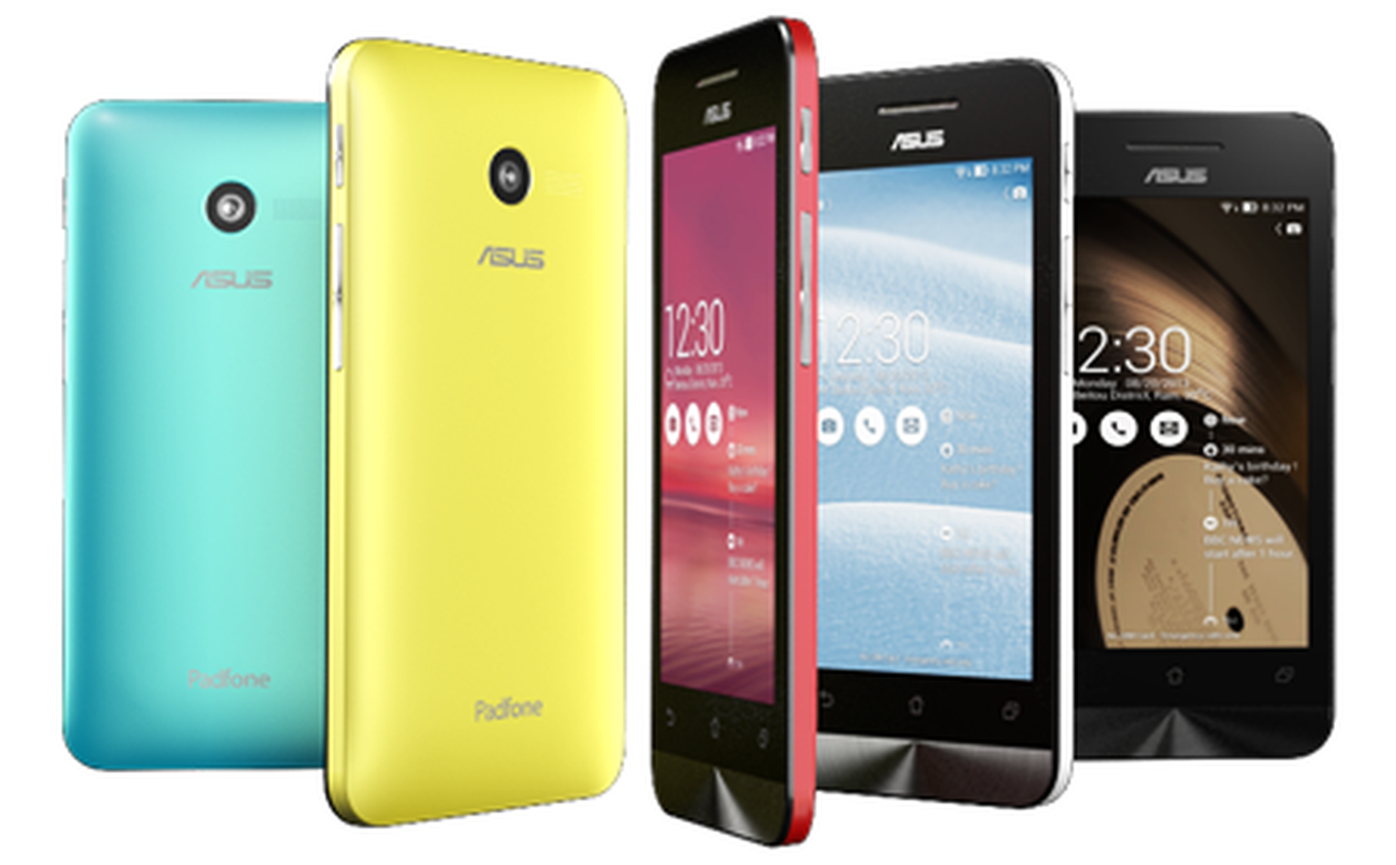 Asus ZenFone 4, 5 and 6 join the Padfone Mini at CES 2014