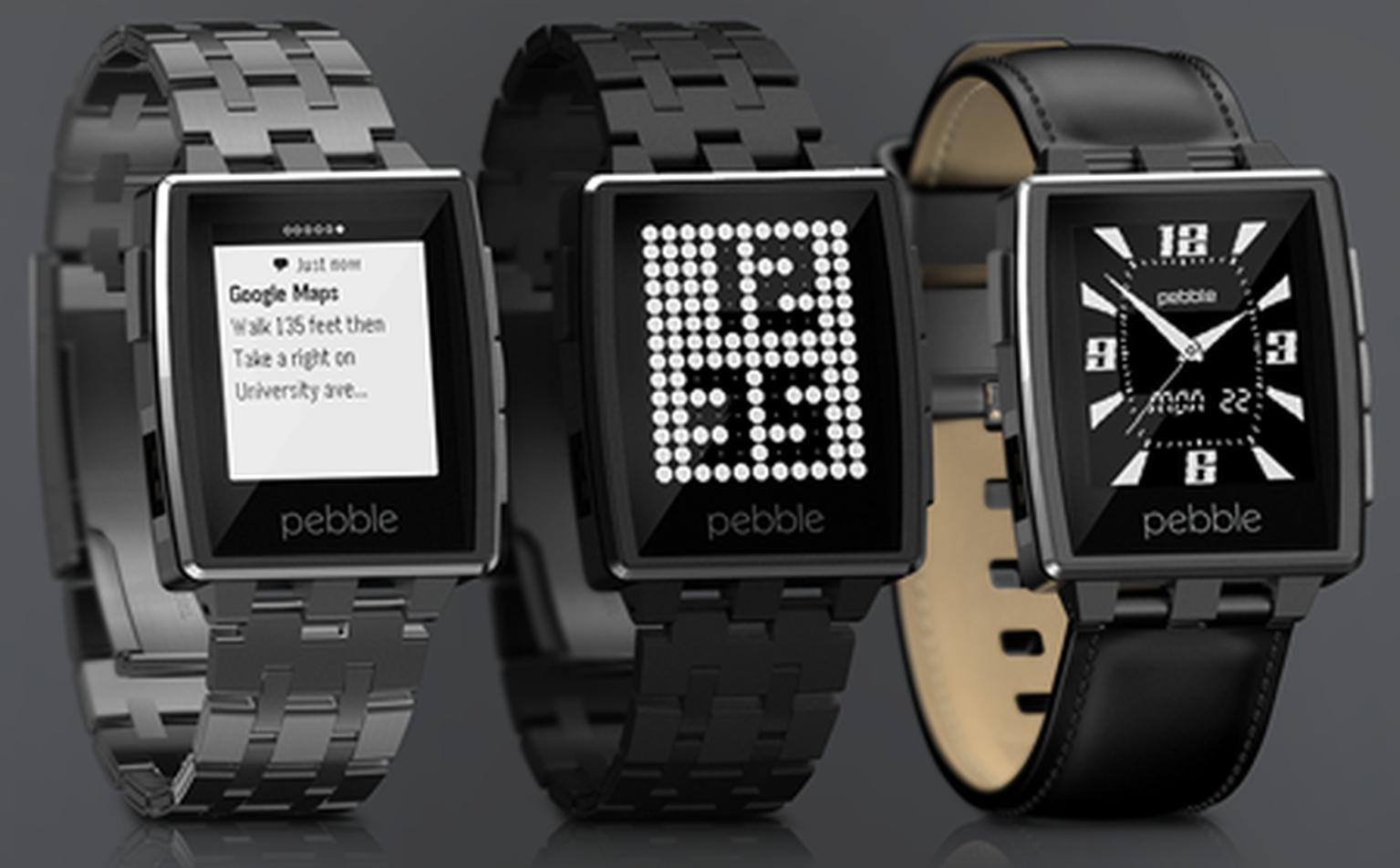 Pebble goes premium at CES with the Pebble Steel smart watch