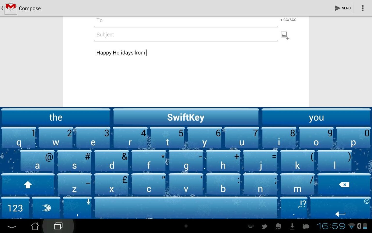 SwiftKey Ice update spreads Christmas cheer all over your Android phone’s screen