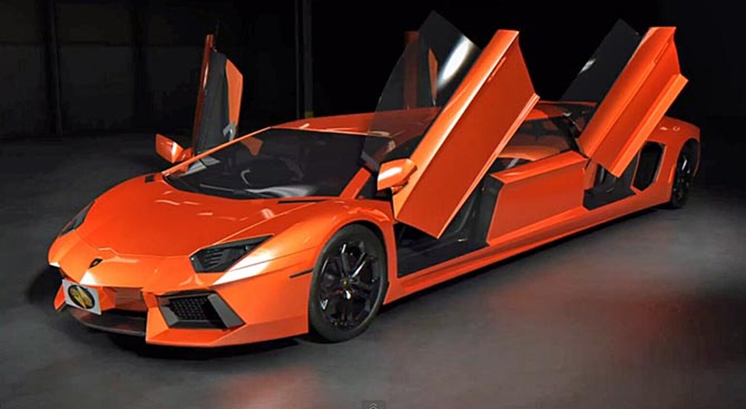 Lamborghini Aventador stretch limo is just begging to be built