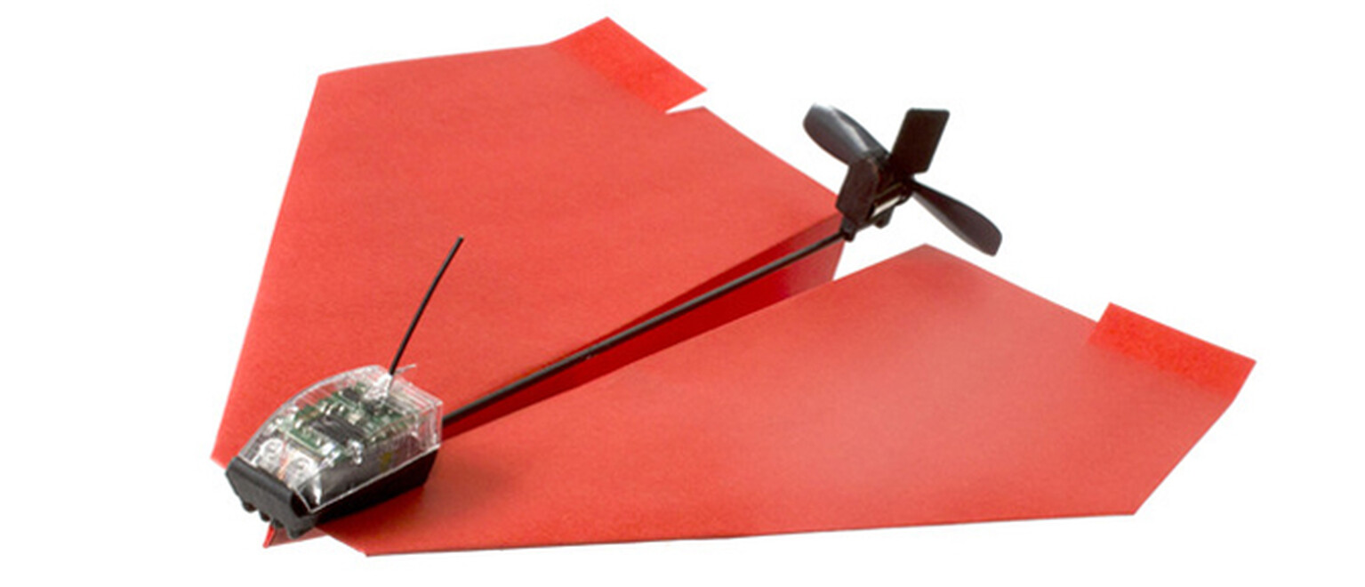 PowerUp 3.0 is a smartphone-powered paper plane