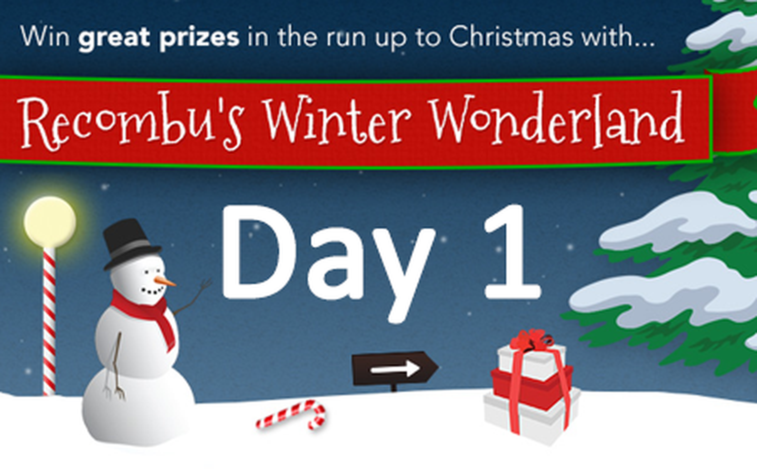 Recombu Winter Wonderland: Day 1 – Win a Kindle Fire HD and Amazon Vouchers worth £75