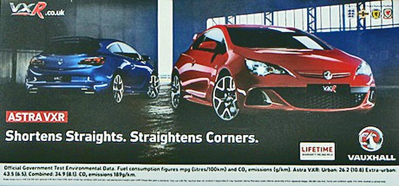 Vauxhall Astra VXR advert banned for encouraging dangerous driving
