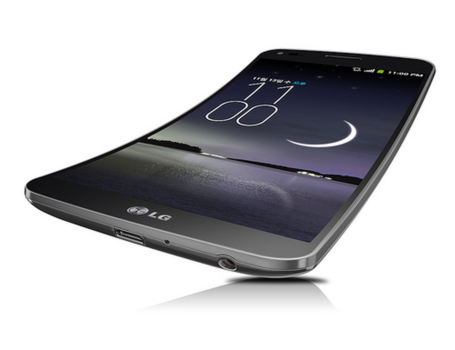 LG's G Flex includes a curved 6-inch display and a 'self healing' rear cover