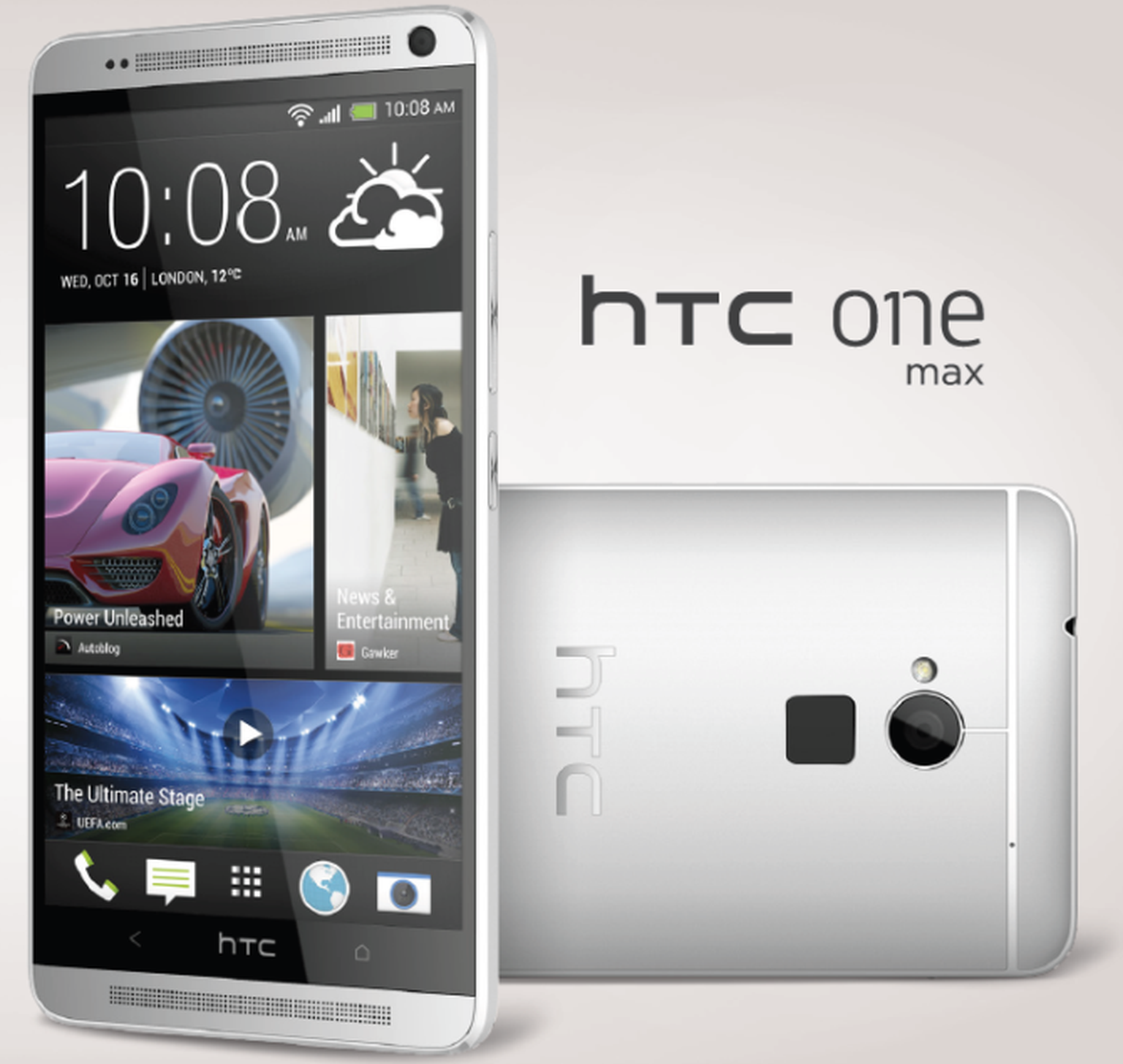 HTC's One Max includes a huge 5.9-inch 1080p display and a quirky fingerprint scanner (hands-on)