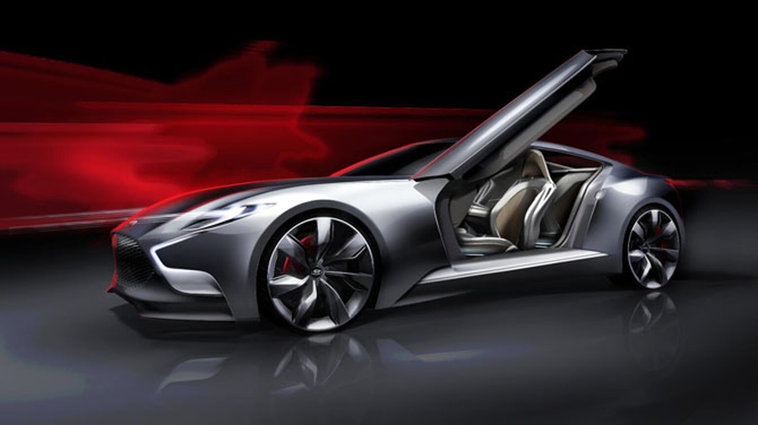 Hyundai HND-9 Coupe concept in pictures