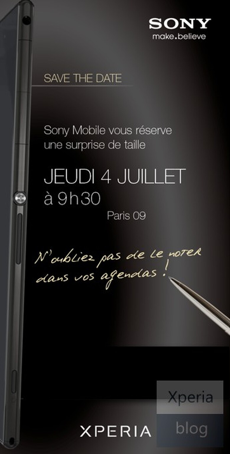 Sony Xperia Z Ultra teased in official invite