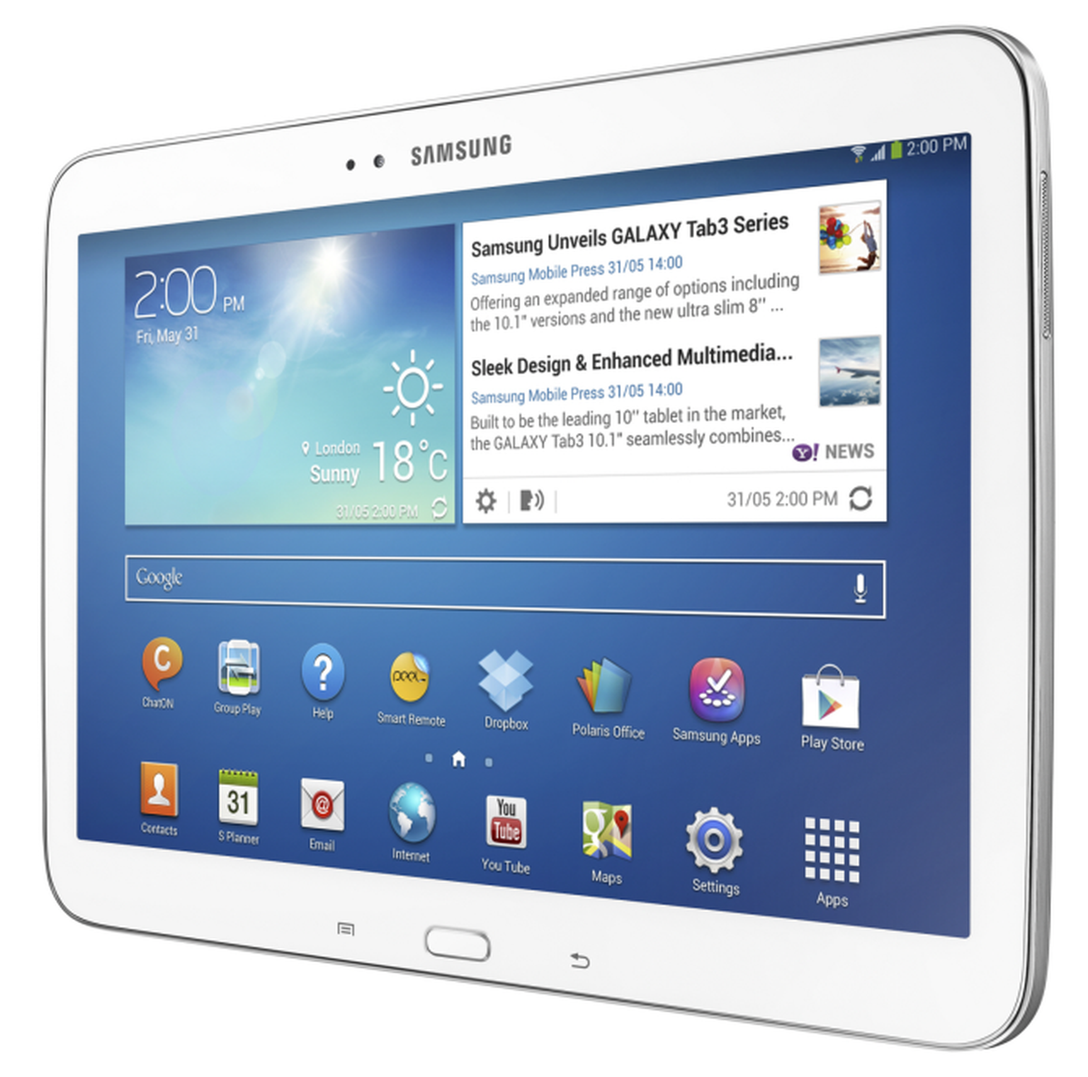 Samsung Galaxy Tab 3 series adds 8-inch, 10.1-inch models