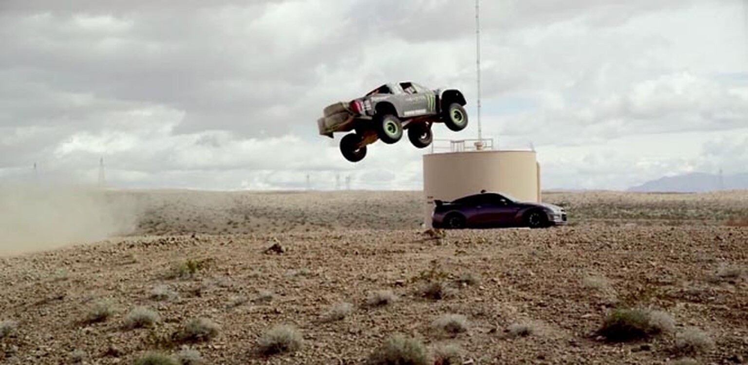 BJ Baldwin jumps over a Nissan GT-R in awesome new Monster video