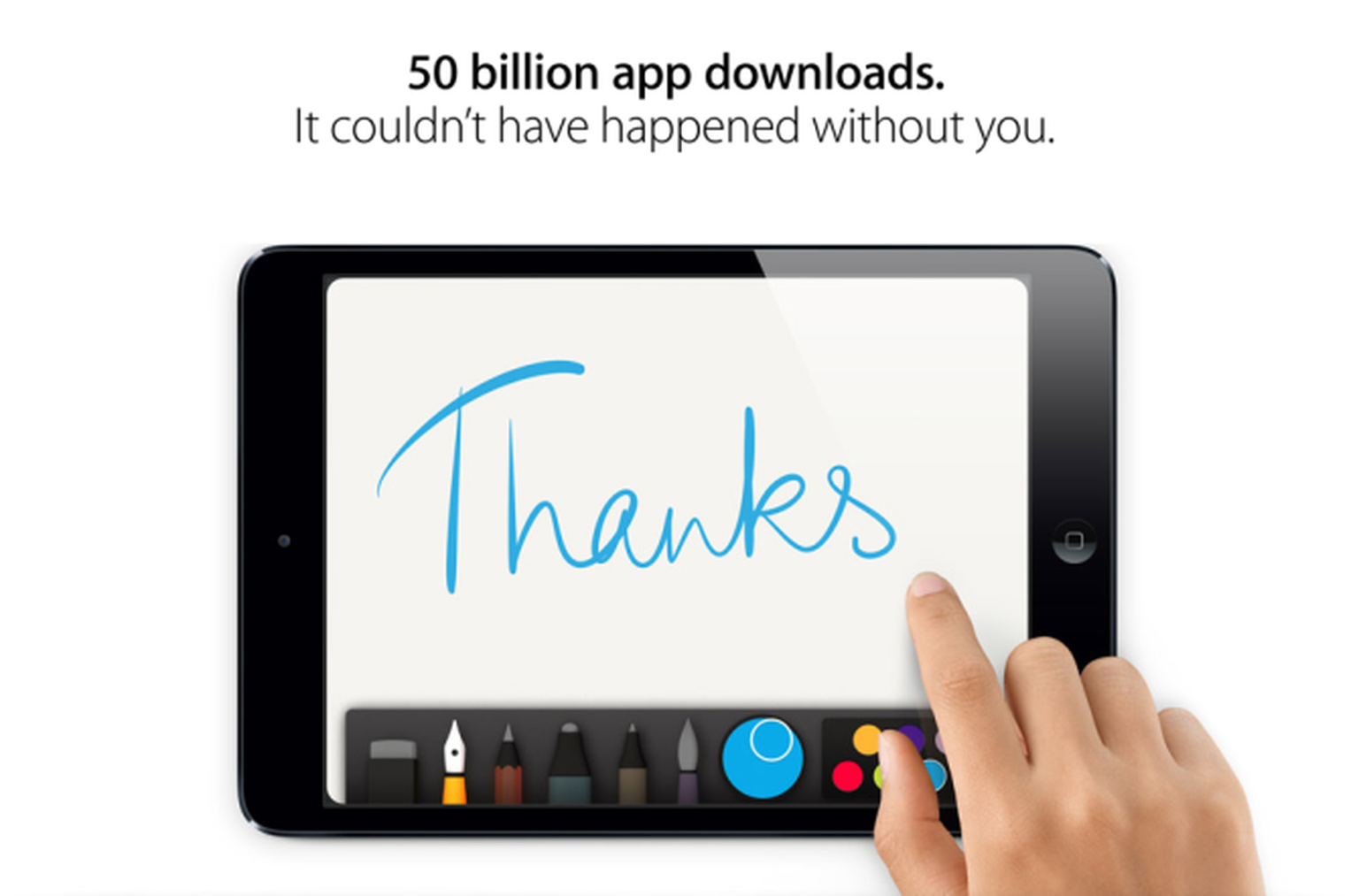 Apple's App Store hits 50 billion downloads milestone