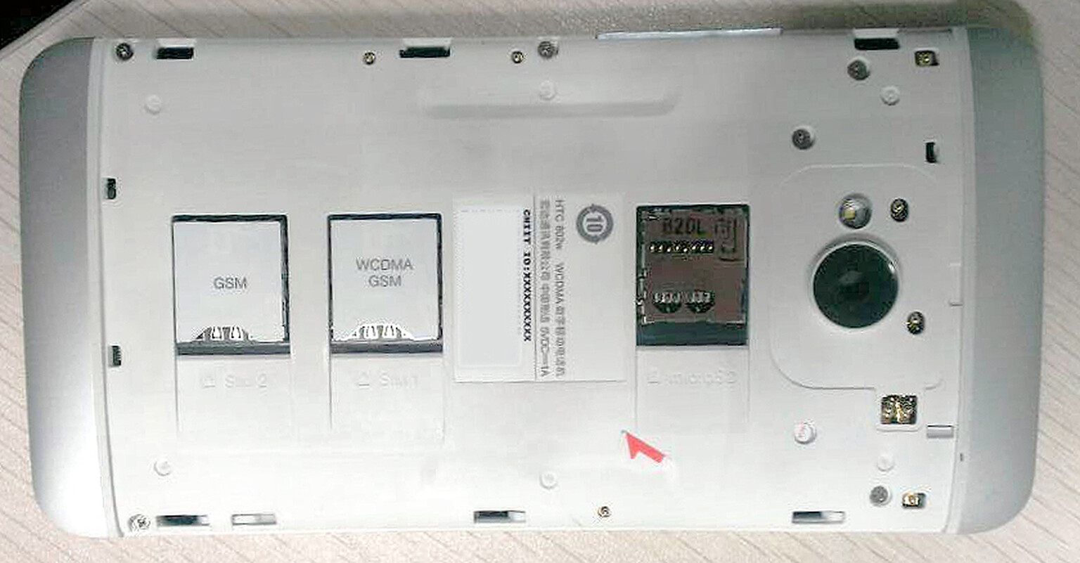 HTC 802W: Dual SIM HTC One with removable storage?