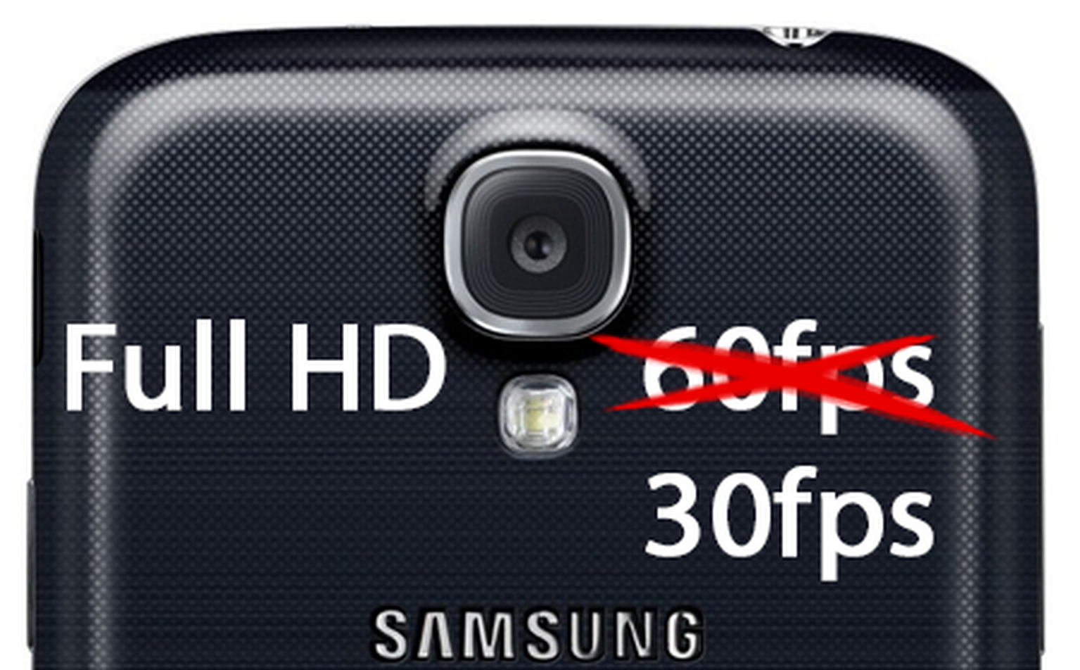 Samsung Galaxy S4 won't offer 60fps Full HD video