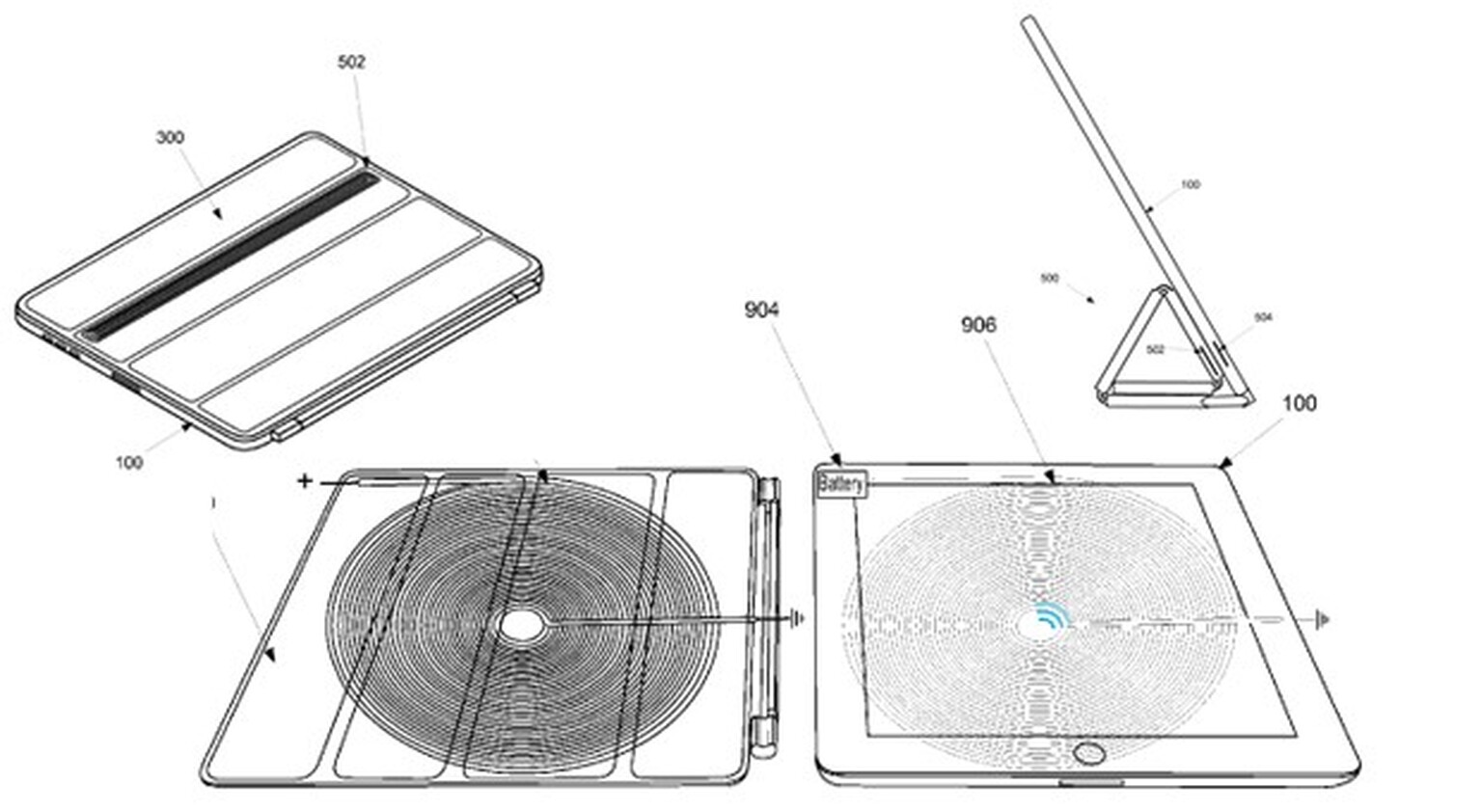 Apple Smart Cover patent brings wireless on-the-go charging to future iPads