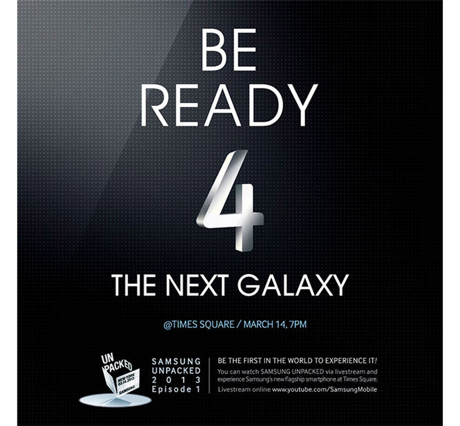 Samsung Galaxy S4: launch event in Times Square planned