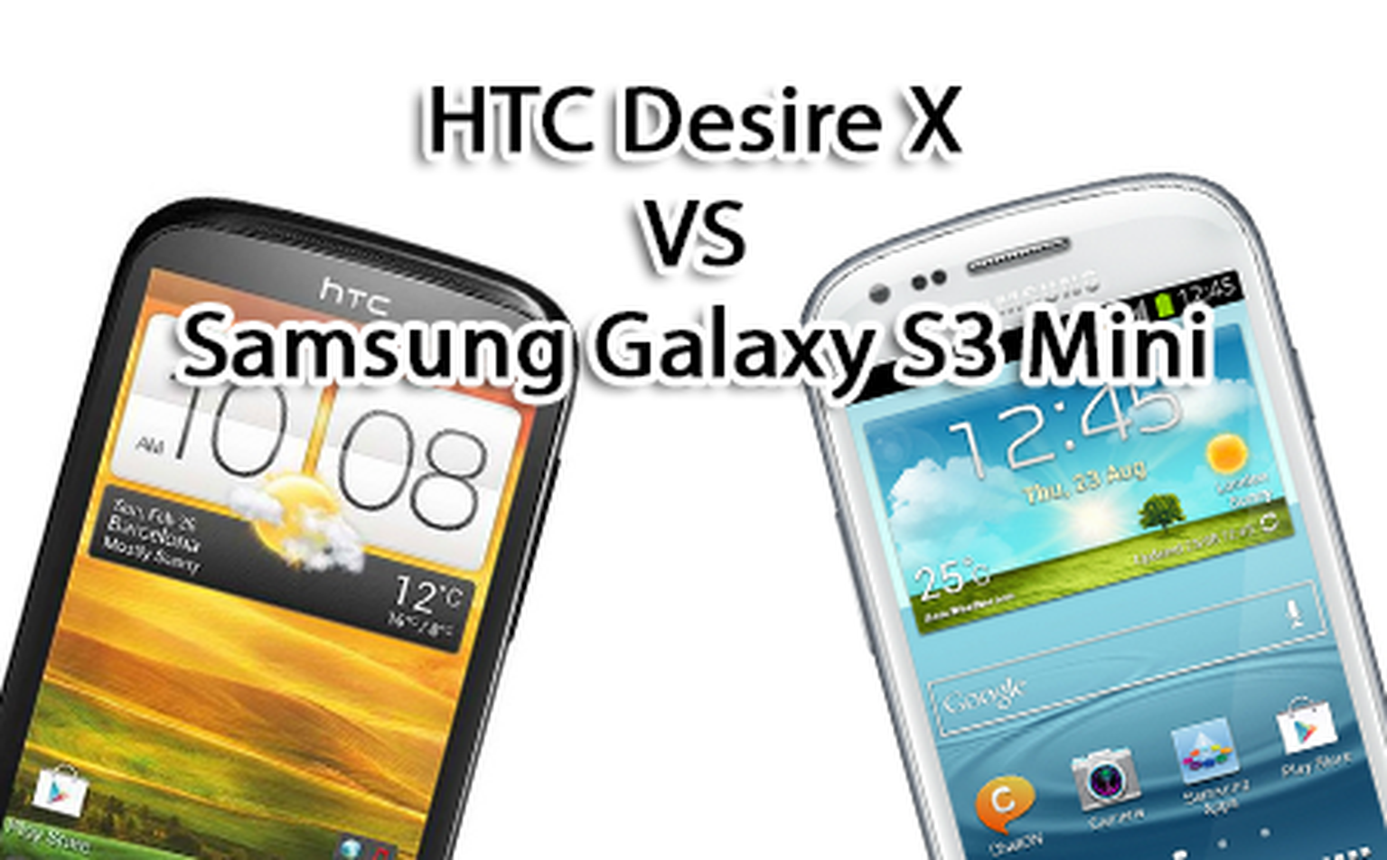 HTC Desire X VS Samsung Galaxy S3 Mini