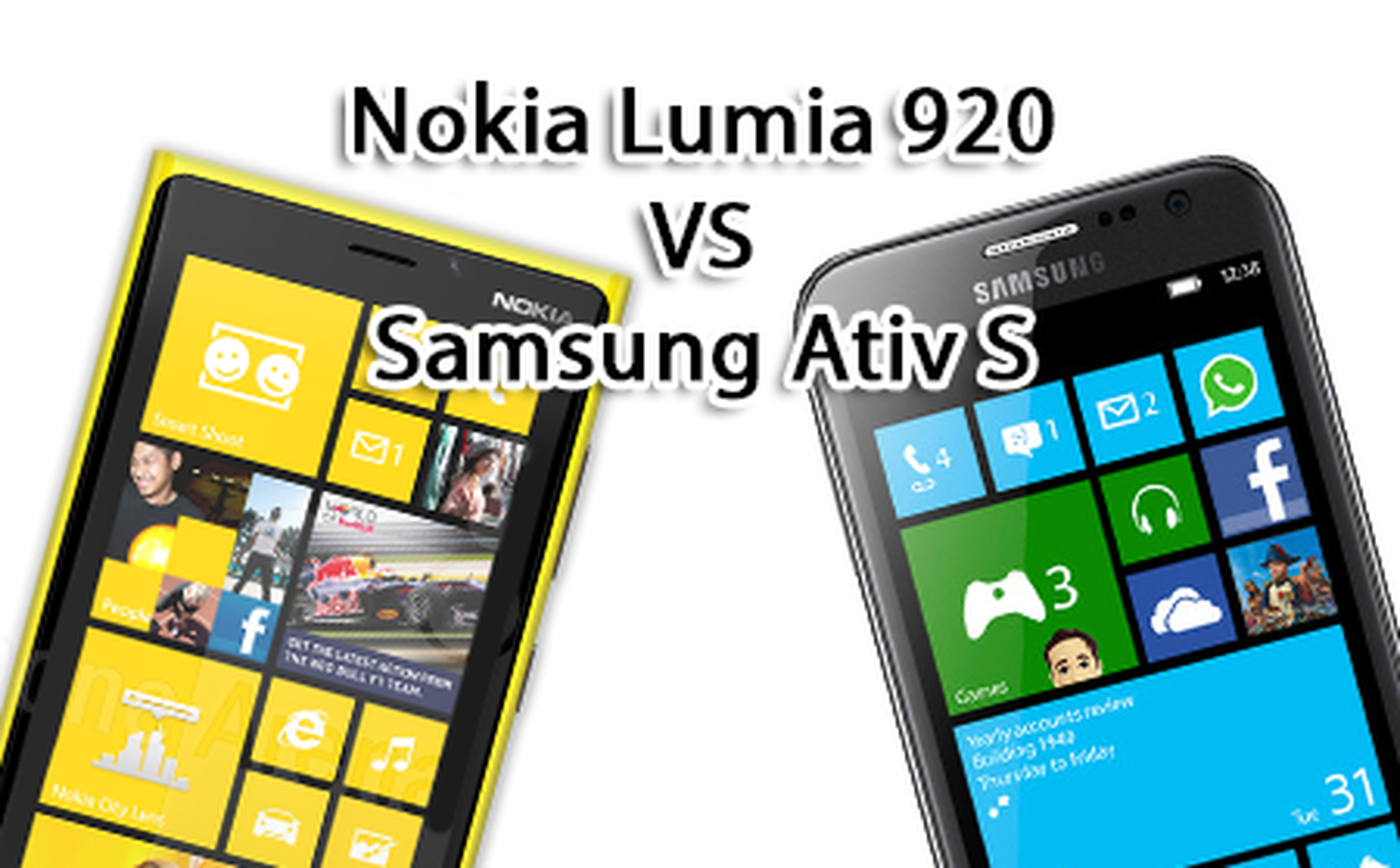 Nokia Lumia 920 VS Samsung ATIV S