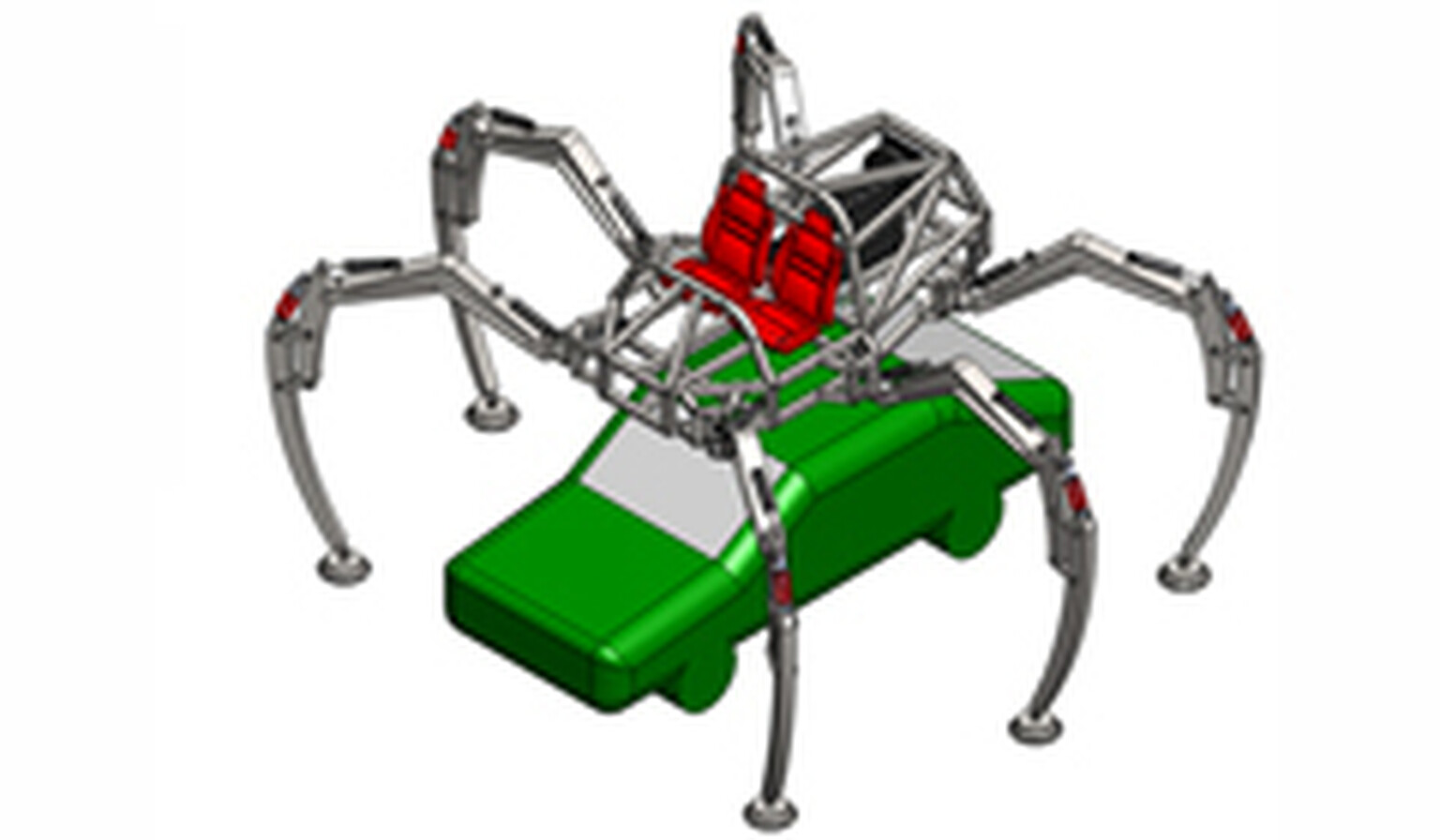 Project Hexapod's Stompy is a giant, passenger-carrying robot