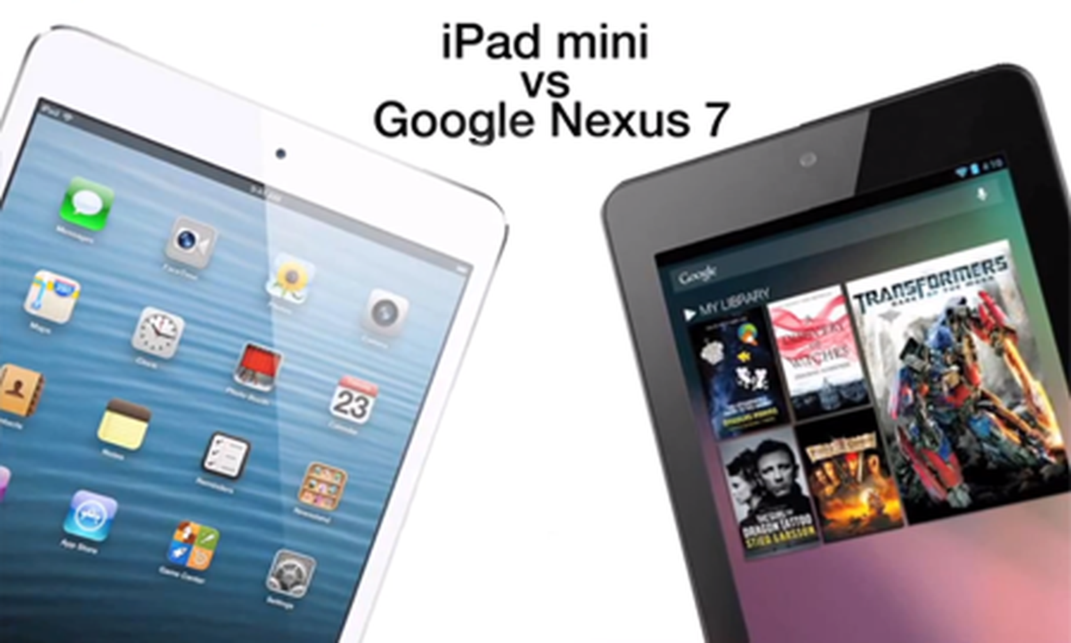 Apple iPad Mini VS Google Nexus 7