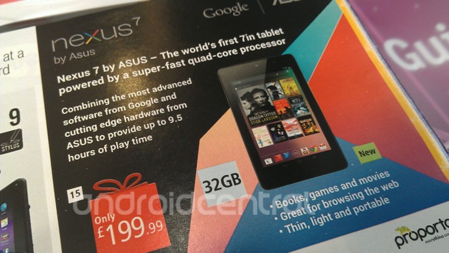 Google Nexus 7 by Asus: 32GB model confirmed for holiday season