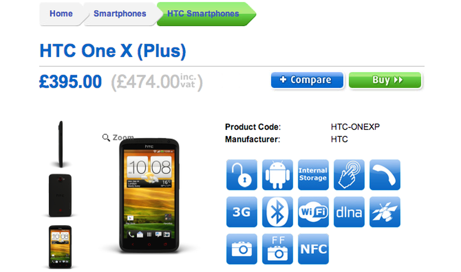 HTC One X+ initial pricing and availability
