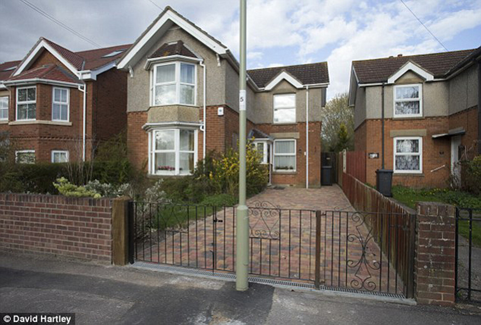 Pensioner builds driveway but can't use it because of lamp post
