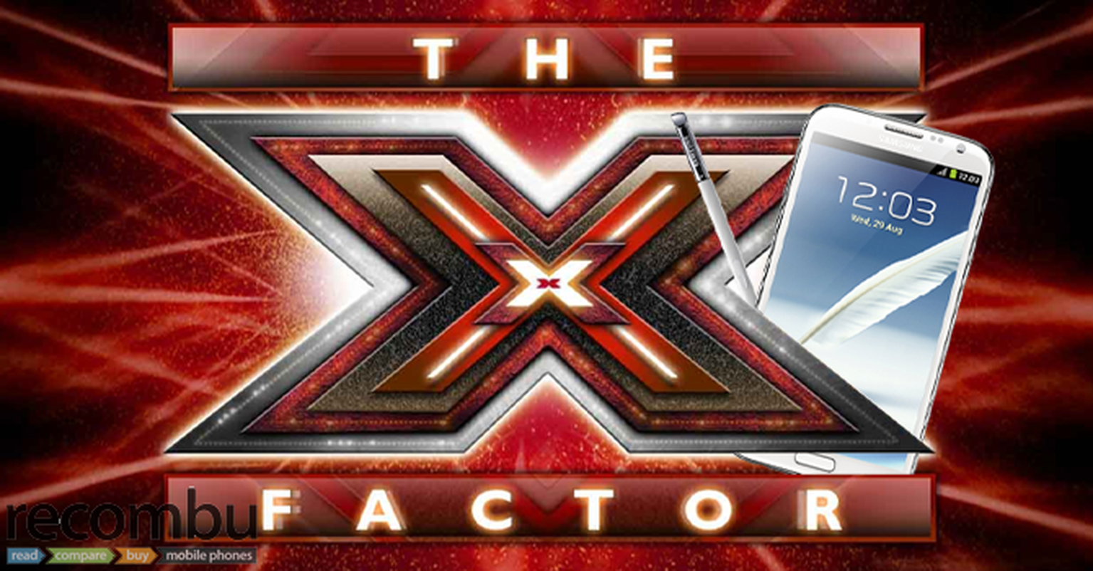 Samsung Galaxy Note 2 to feature on The X Factor