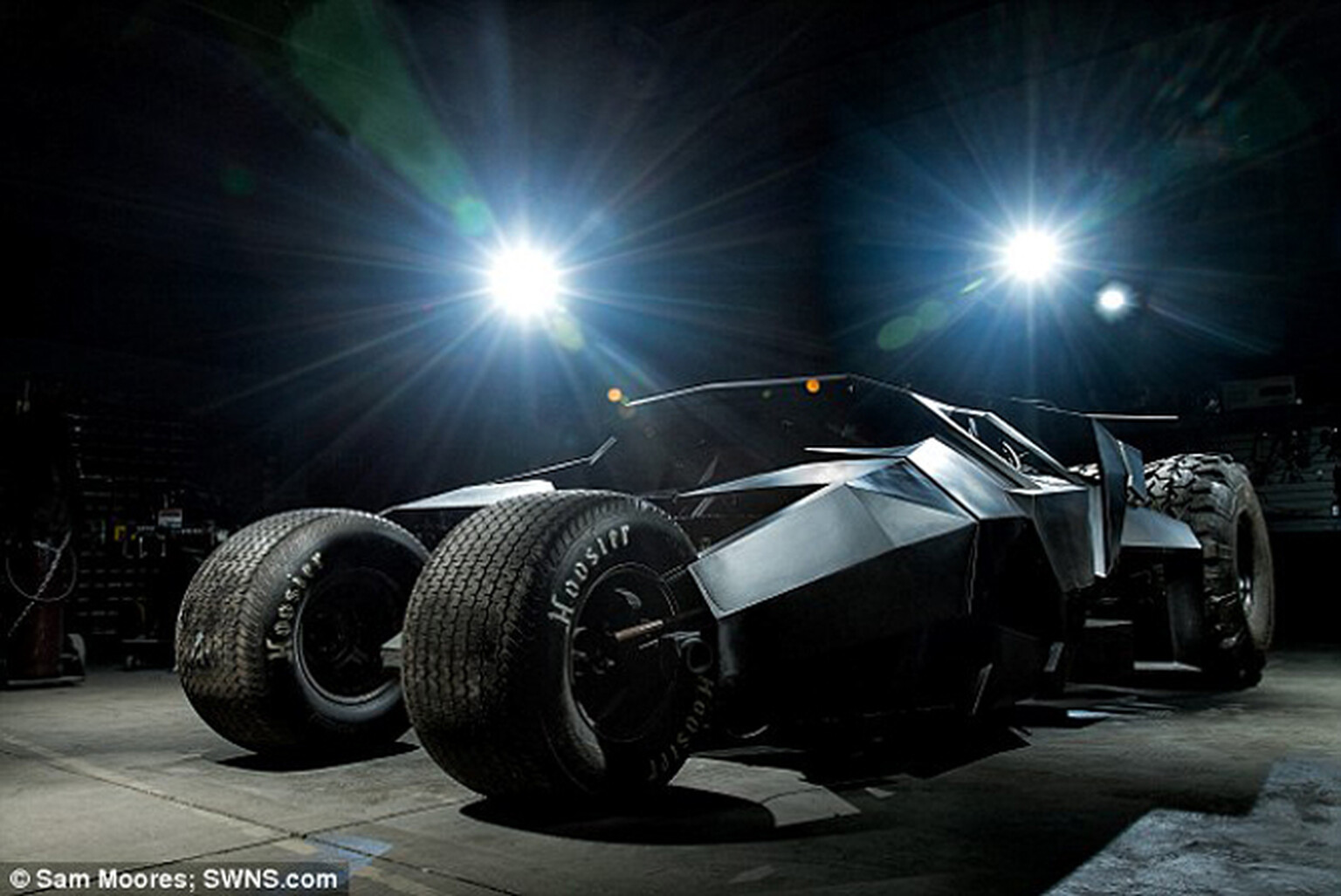 Enthusiasts build £1m replica Batmobile for Gumball Rally